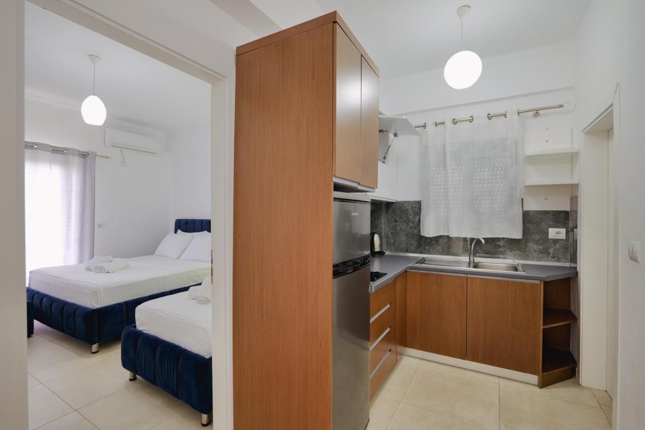 Violeta apartments white 2 bedrooms Ksamil Buitenkant foto